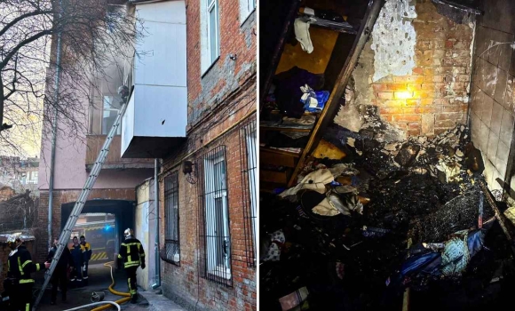 Під час пожежі у Вінниці бійці ДСНС врятували людину