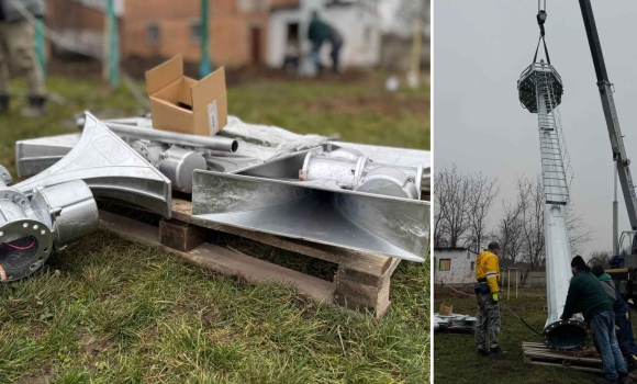 Під Вінницею встановили ще одну систему оповіщення сигналу повітряної тривоги