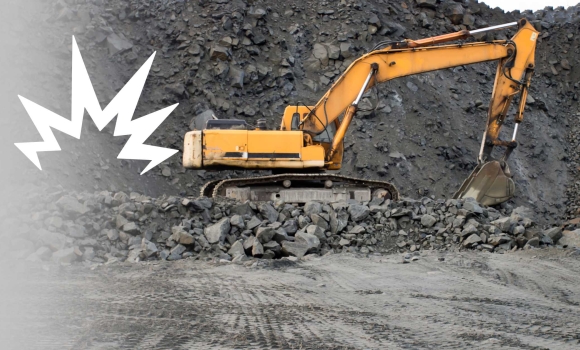 Планові вибухи проведуть на Писарівському родовищі гранітів з метою подрібнення скальних порід Планові вибухи проведуть на Писарівському родовищі гранітів з метою подрібнення скальних порід