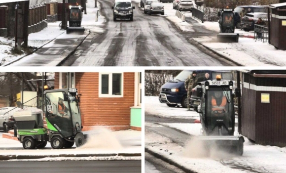Понад 30 одиниць спецтехніки залучили до прибирання Вінниці від снігу