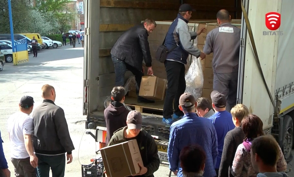 Понад 40 тонн гуманітарної допомоги надійшло у Вінницю від Міжнародної організації Червоний Хрест