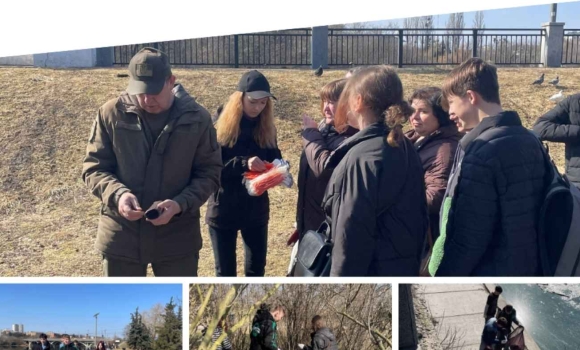 Прибирають усі Вінницька громада розпочала сезон весняних толок