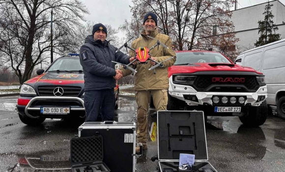 Рятувальники Вінниччини отримали два комплекти сучасних дронів