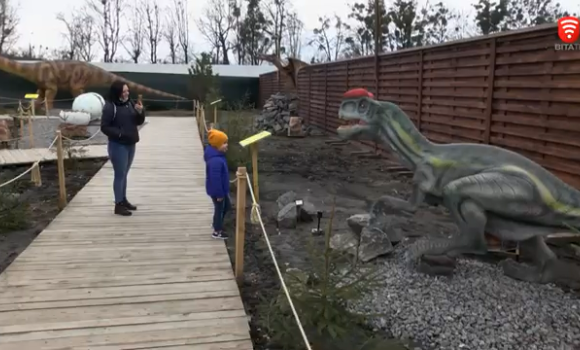 Поповнення у вінницькому парку динозаврів