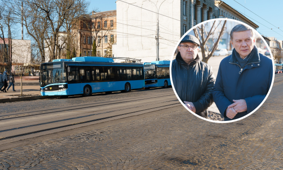 Сергій Моргунов: "У Вінниці вийшли на маршрути ще дев'ять тролейбусів Solaris"