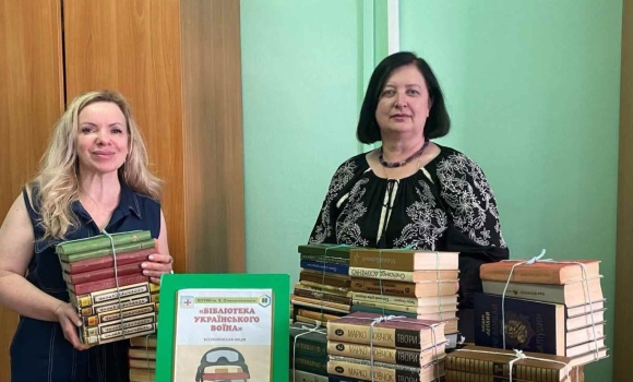 Штаб Повітряних Сил ЗСУ у Вінниці отримав від вінничан понад сотню книг
