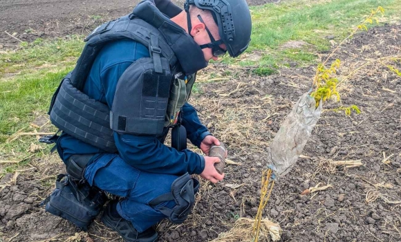 Снаряд просто неба на Вінниччині ліквідували загрозу часів війни
