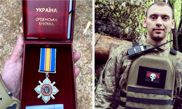 Солдат з Іллінецької громади отримав орден «За мужність»