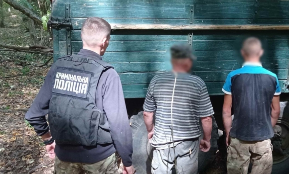 Спритники рубали дерева на дрова у природному парку в Гайсинському районі