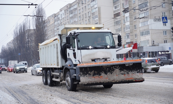 За неякісне прибирання вулиць Вінниці від снігу оштрафували “Магістраль”