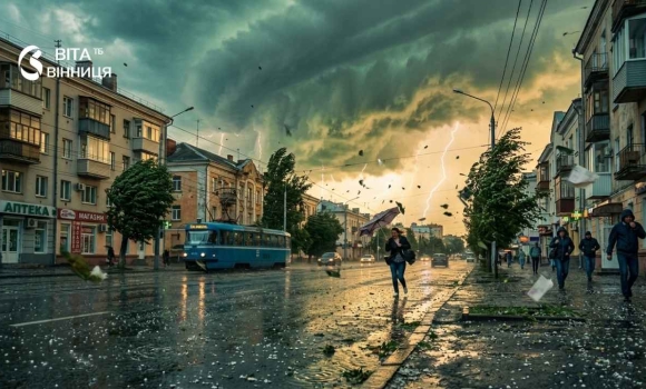 Синоптики попередили 20 липня на Вінниччину прийдуть грози, град і шквалистий вітер Синоптики попередили 20 липня на Вінниччину прийдуть грози, град і шквалистий вітер