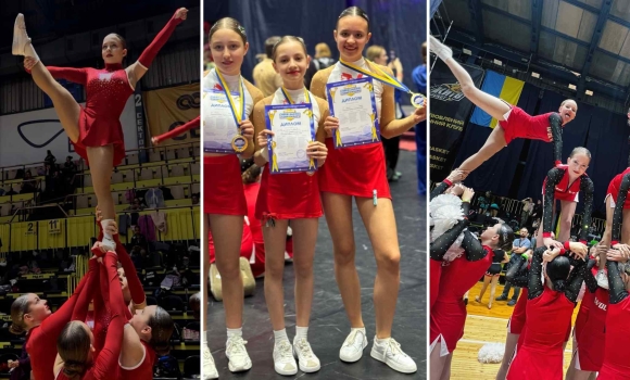 Три золоті та бронзову медалі вибороли вінничани на Чемпіонаті країни з чирлідингу