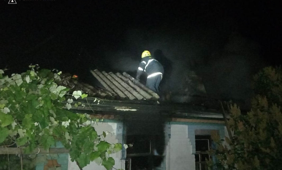У Брацлавській громаді сталася пожежа - горів приватний будинок