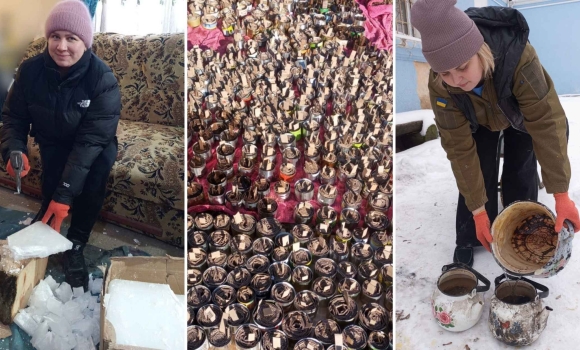 У Черепашинецькому старостинському окрузі виливають окопні свічки для захисників