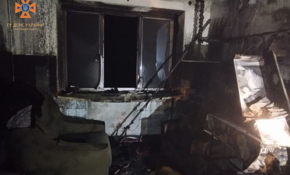У Гнівані загорілась квартира в п'ятиповерхівці - евакуювали всіх мешканців