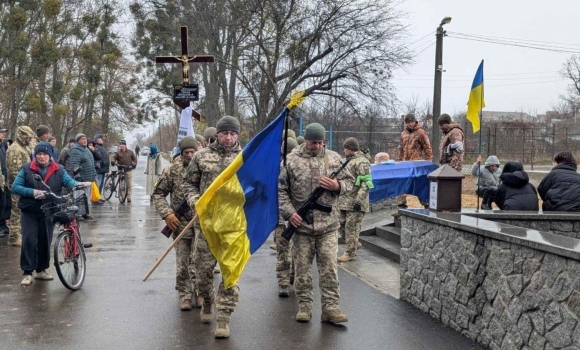 У Гайсині поховали офіцера, заступника командира роти з озброєння