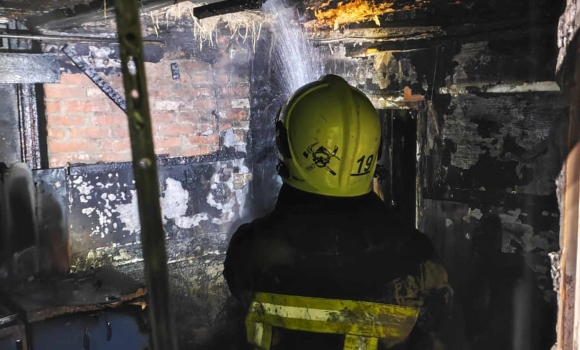 У Калинівській громаді згорів приватний житловий будинок