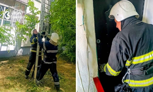 У Ладижині 88-річна жінка знепритомніла в квартирі — рятувальники дісталися через балкон