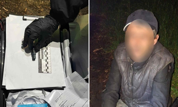 У підозрілого перехожого у Вінниці вилучили вночі наркотики