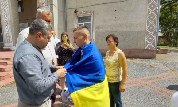 У Піщанській громаді тепло зустріли земляка, який повернувся з полону