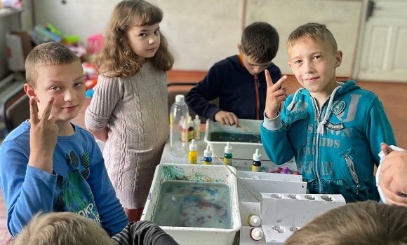 У Вінниці для діток-переселенців провели серію майстер-класів