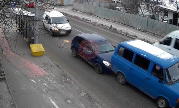 У Вінниці на Данила Нечая зіткнулися три автомобілі