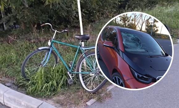 У Вінниці на Гніванському шосе водій BMW збив велосипедиста