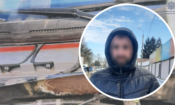 У Вінниці патрульні зупинили Audi на чужих номерах