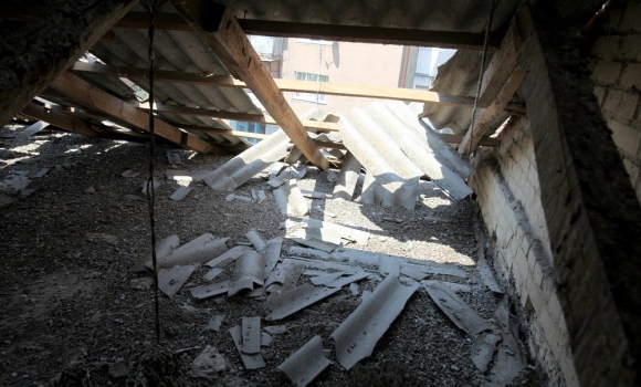 У Вінниці ремонтують чотири покрівлі будинків, пошкоджених під час "прильоту"