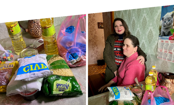 У Вінниці розносять продуктові набори додому одиноким пенсіонерам