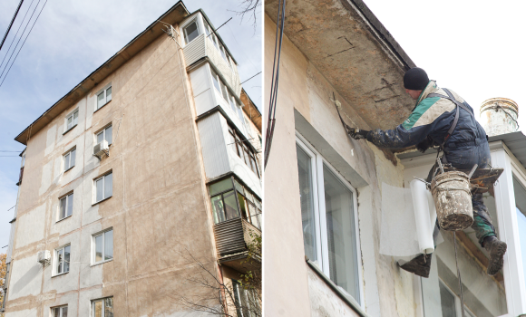 У Вінниці розпочали капремонт стиків панелей будинків по вулиці Стельмаха, 15 та 600-річчя, 18