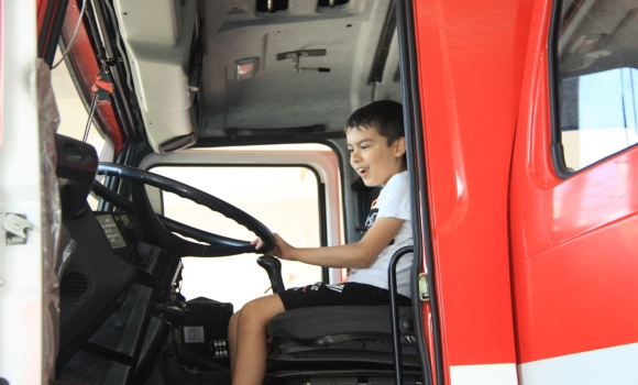 У Вінниці рятувальники провели екскурсію для сина колеги, який загинув у Маріуполі