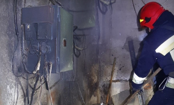 Під час пожежі в підвалі приватного будинку у Вінниці постраждав чоловік