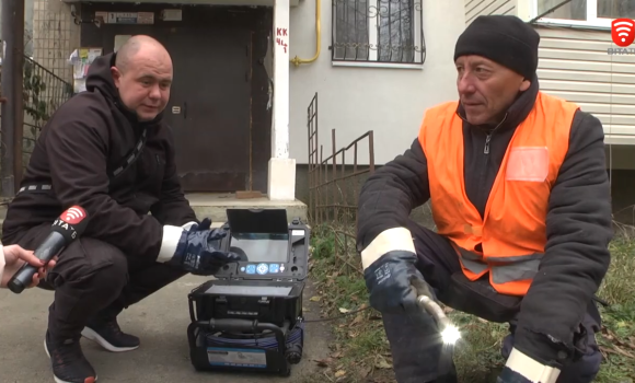 У Вінниці стан каналізаційних мереж досліджує прилад відеобороскоп