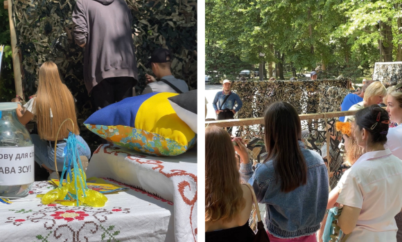 У Вінниці триває акція "Долоньки захисту", присвячена Дню захисту дітей