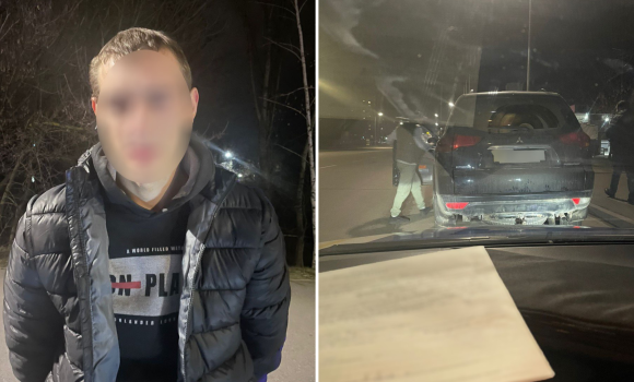 У Вінниці в новорічну ніч патрульні зупинили водія без прав, але з наркотиками