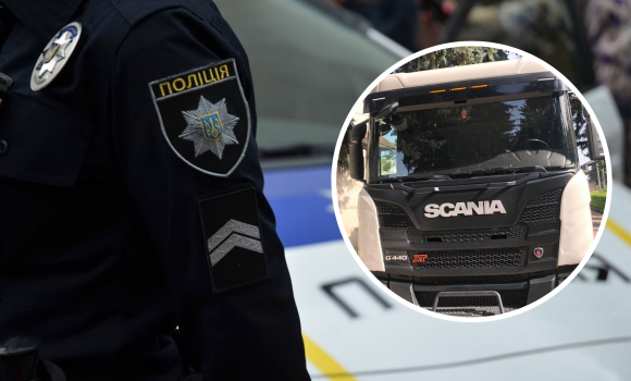 У Вінниці знайшли вантажівку, яку шукали київські поліцейські