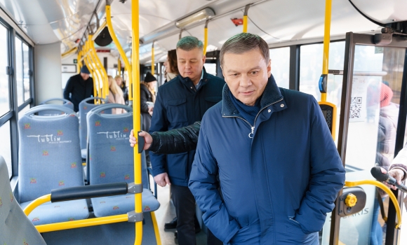 Сергій Моргунов: "У Вінниці вийшли на маршрути десять тролейбусів Solaris"