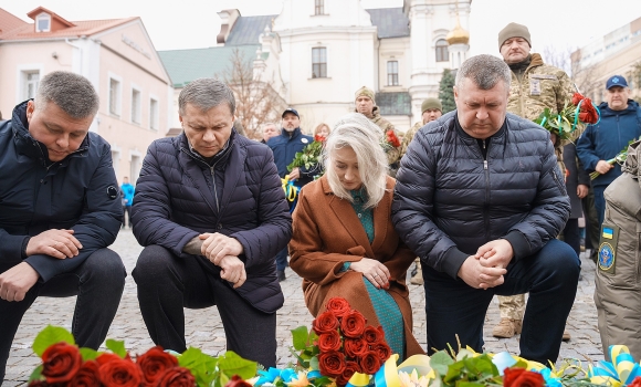 У Вінниці вшанували пам'ять загиблих, які віддали свої життя за Україну
