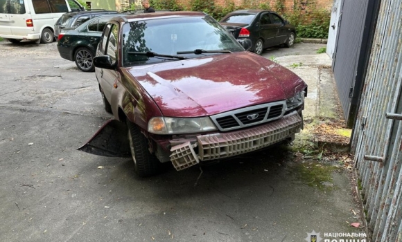 У Вінниці затримали молодика, який на краденому авто скоїв потрійну ДТП