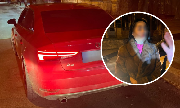 У Вінниці зупинили п'яну водійку Audi - алкоголь перевищував норму в 9 разів