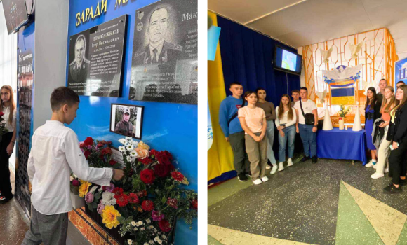У вінницьких закладах освіти провели марафон пам'яті загиблих захисників-випускників