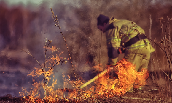 У Вінницькій громаді триває боротьба зі спалюванням сухої рослинності