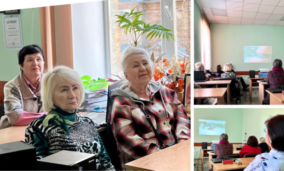 У Вінницькому терцентрі літніх людей навчають англійської мови