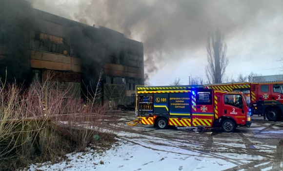 У Вінниці горіли склади на вулиці Айвазовського