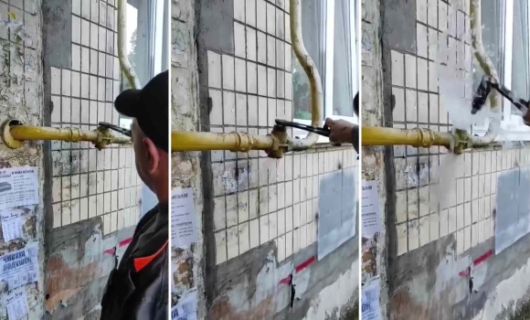 У Вінниці мешканець залив водою газопровід