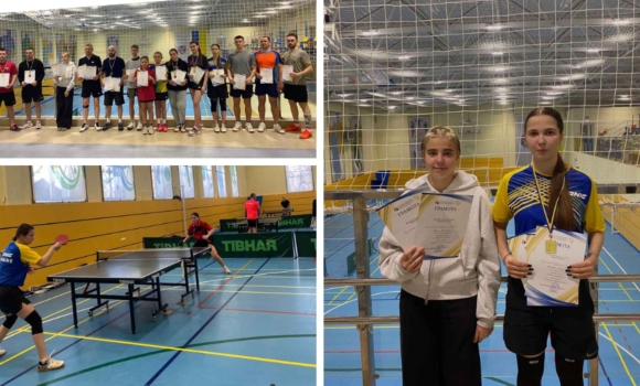 У Вінниці на чемпіонаті з настільного тенісу вихованці МДЮСШ №1 здобули призові місця