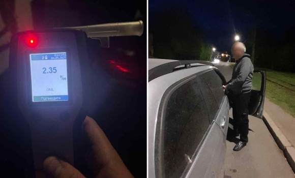У Вінниці на Хмельницькому шосе зупинили п'яного водія за кермом BMW