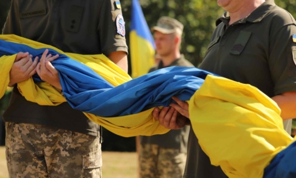 У Вінниці на Замковій горі підняли Прапор України
