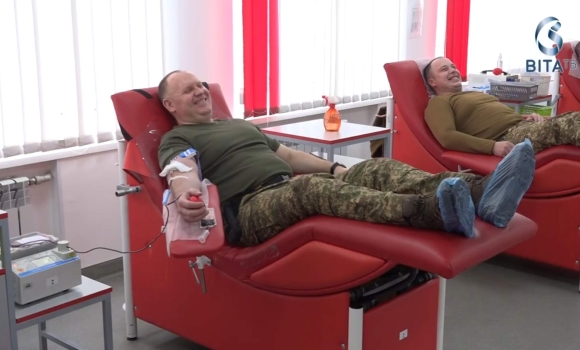 У Вінниці нацгвардійці здали кров для захисників та цивільних